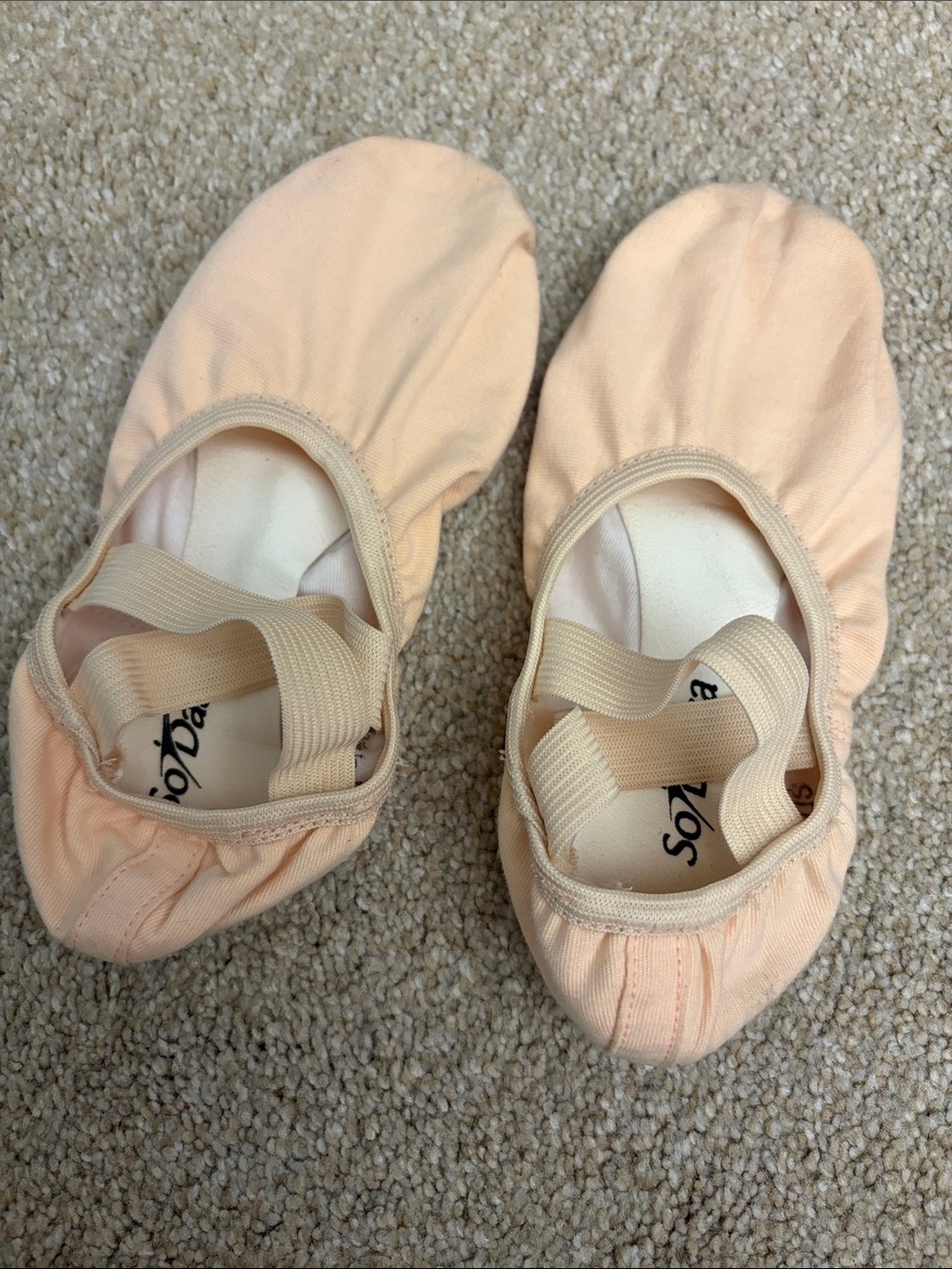 So Danca Split Sole Canvas Ballet Slippers for Kids